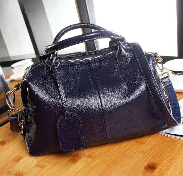 Genuine Leather Retro Handbag