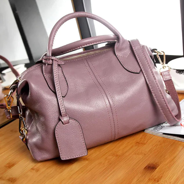 Genuine Leather Retro Handbag