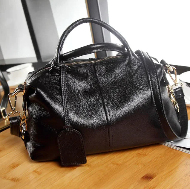 Genuine Leather Retro Handbag