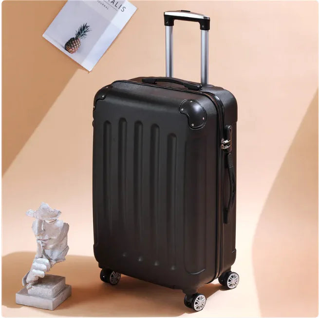 Leather Trolley Suitcase